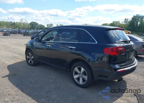2012 Acura Mdx Technology Package z USA, uszkodzony, nr VIN 2HNYD2H44CH537751